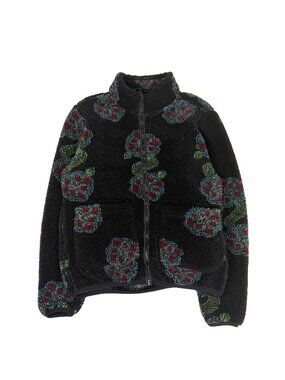 Stussy Flor Sherpa Fleece Full Zip Jacket M